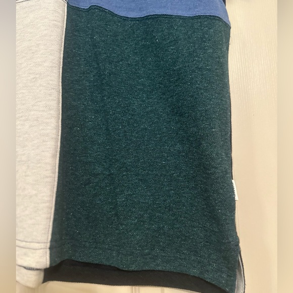 ♦️ Gunn Polo New Men’s Short Sleeve Colorblocked Polo Size Medium - Picture 5 of 10